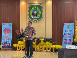 Buka Rangkaian HUT Ke-21 DPRD Malut, Sekprov Tekankan Sinergitas Antar Lembaga
