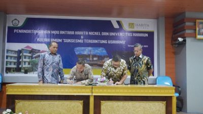 HARITA Nickel dan Unkhair Mantapkan Kerjasama