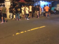 Mabuk, Seorang Pemuda Tabrak Warga Hingga tak Sadarkan Diri