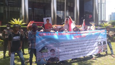 Mahasiswa Adukan Trio Kasuba dan Seorang Ketua Partai ke KPK