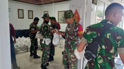 Kodim Tobelo dan Artha Graha Bantu Korban Gempa