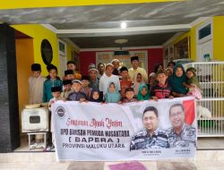 Bapera Maluku Utara Santuni Anak Yatim di Halbar