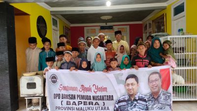 Bapera Maluku Utara Santuni Anak Yatim di Halbar
