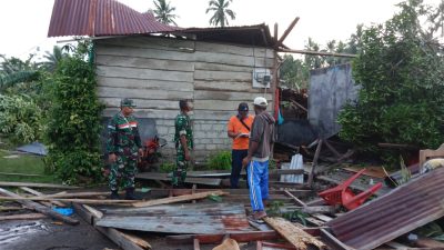 Personel TNI Langsung Turun ke Lokasi Bencana