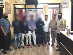 Pesta Miras di Tempat Umum, Empat Pria Diringkus Satpol PP