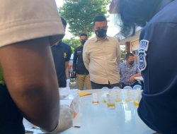 Cegah Peredaran Narkoba, 100 Personel Polda Malut Tes Urine