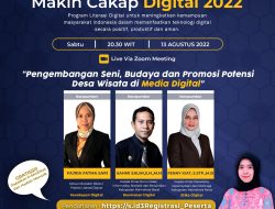 Lapangan FTJ di Halmahera Barat Jadi Lokasi Nobar Webinar Literasi Digital