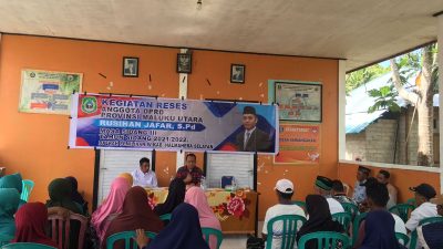 Saat Reses, Rusihan Terima Banyak Keluhan di Halmahera Selatan