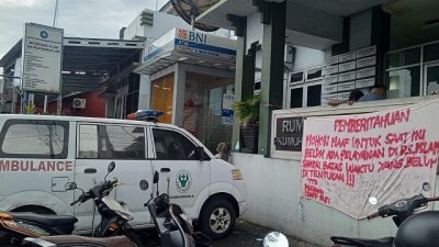 Upah tak Dibayar, Tenaga Kesehatan Boikot Pelayanan di Rumah Sakit Islam