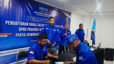 Partai Demokrat Maluku Utara Buka Pendaftaran Bacaleg