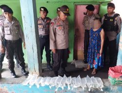 Gelar Operasi Pekat, Polres Halmahera Utara Amankan Puluhan Liter Captikus 