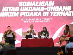 Mahupiki dan Para Guru Besar Hukum Pidana Gelar Sosialisasi KUHP Baru di Ternate