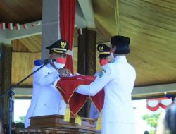 Perdana, Bupati James Uang Jadi Irup Peringatan HUT RI di Halbar