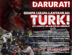Yakesma Maluku Utara Buka Donasi untuk Korban Gempa di Turki