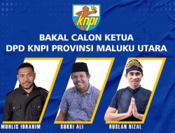 Tiga Balon Resmi Mendaftar sebagai Ketua KNPI Maluku Utara