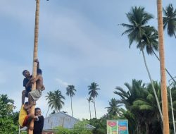 Idulfitri, Panjat Pinang hingga Tarik Tambang Hibur Warga Foya, Halmahera Selatan