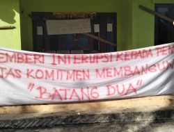 Boikot Kantor Camat Batang Dua, Warga: Wali Kota Ternate Ingkar Janji