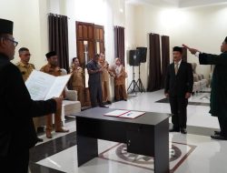 Lantik Tiga Pimpinan OPD, Sekprov Malut Sebut Rolling Jabatan untuk Penyegaran