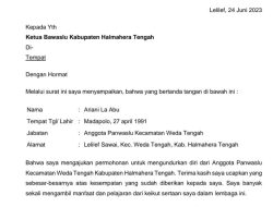 Bukan Dicopot, Anggota Panwascam Weda Tengah ini Mengaku Undur Diri