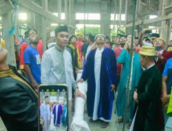 Wabup Halmahera Barat Hadiri Pemancangan Tiang Alif Masjid Nurul Hidayah Bobanehena