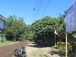 Papan Proyek Ruas Jalan Kota Jailolo Akhirnya Dipasang