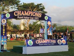 Pemain Turnamen Bupati Cup I Halbar Dilirik Talent Scouting Hadapi Pra PON