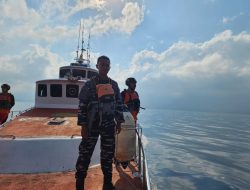 Kapal Inka Mina Maritim 036 Terbakar di Perairan Halsel