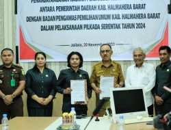 Anggaran Pilkada untuk Bawaslu Halmahera Barat Disahkan Rp13 Miliar