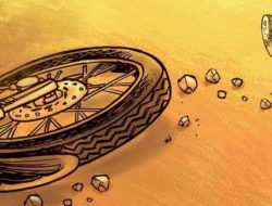 Jalan Berlubang di Morotai Mulai Makan Korban