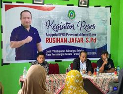 Rusihan Jafar Serap Aspirasi Warga Desa Pigaraja Halmahera Selatan