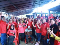Ratusan Warga Bobanehena Antusias Hadiri Kampanye PDIP Halmahera Barat