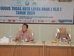 Pimpin Rapat Gugus Tugas KLA, Sekkot Ternate Ajak Tingkatkan Kolaborasi 