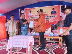 Bupati Halmahera Selatan Serahkan Bantuan Alat Pengolahan Emas tanpa Merkuri