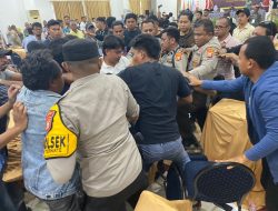 Rapat Pleno Rekapitulasi Suara di Ternate Selatan Ricuh