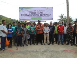 Bupati Halmahera Selatan Resmikan Bantuan Masjid dan Jembatan Harita Nickel di Desa Soligi