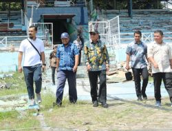 Kadispora Dampingi Wali Kota Ternate Tinjau Pekerjaan Renovasi GKR