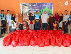 Jelang Idulfitri, PT MHM Salurkan Paket Sembako di Desa Lingkar Tambang
