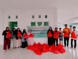 PD Muhammadiyah-Aisyiyah Morotai Salurkan Paket Sembako untuk Anak Yatim Piatu