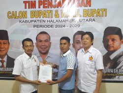 Maju Pilkada Halut, Samud Taha Ambil Formulir di Gerindra dan Gelora