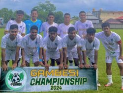 Folaraha FC Optimis Masuk Final dalam Turnamen Gambesi Championship