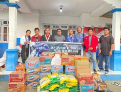 Cipayung Plus Halmahera Barat Salurkan Sembako untuk Korban Erupsi Gunung Ibu