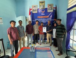 Ambil Formulir di NasDem, Helmi Umar Tunjukkan Komitmen Maju Pilkada Halmahera Selatan