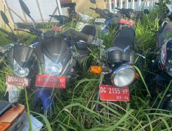 Puluhan Motor Dinas Milik Pemprov Maluku Utara Terbengkalai