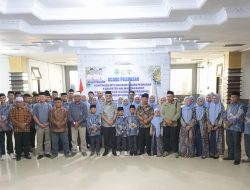 Bupati James Lepas Kontingen MTQ dan Pesparawi Secara Bersama