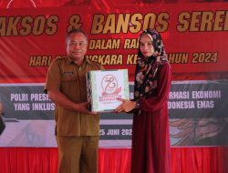 Asisten III Gubernur Hadiri Acara Seremonial Baksos dan Bansos Polda Malut