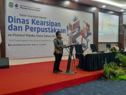 Plh Sekprov Buka Rakorda Kearsipan dan Perpustakaan se-Maluku Utara