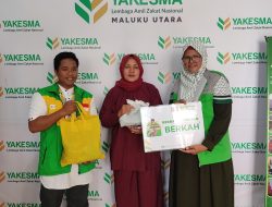 Milad ke-13, Yakesma Malut Berbagi Sembako untuk Keluarga Duafa