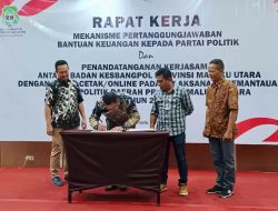 Kesbangpol Malut Gelar Raker Pertanggungjawaban Bantuan Keuangan Parpol