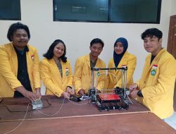 Mahasiswa Arsitektur Unkhair Buat Inovasi Printer 3 Dimensi