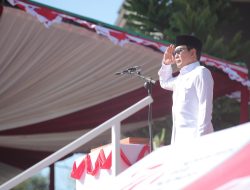 Gus Halim Pimpin Upacara Peringatan HUT ke-79 RI di Trawas